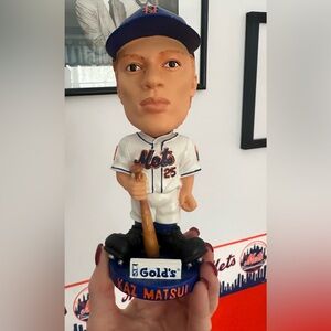 Mets New York Kaz Matsui Bobblehead Figurine with box